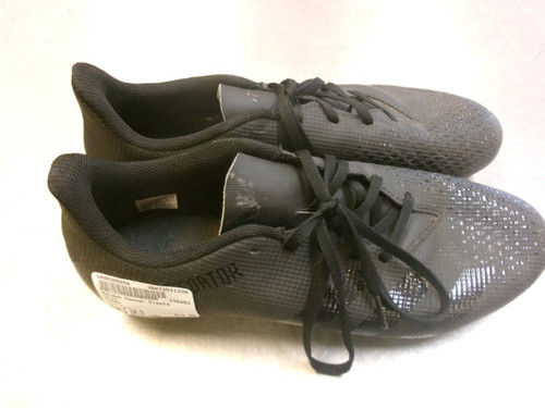 Vist Large View of Product Image Which is Used Adidas Soccer Cleats Black Senior 10.5