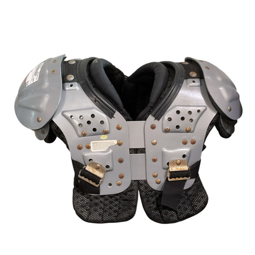 Vist Large View of Product Image Which is Used Schutt 10-11 Y FLEX 2.0 FB Shoulder Pads Grey SM