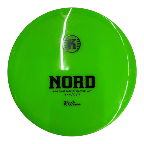 Vist Large View of Product Image Which is Used Kastaplast K1 LINE NORD Disc Golf Mid Range Green 177g