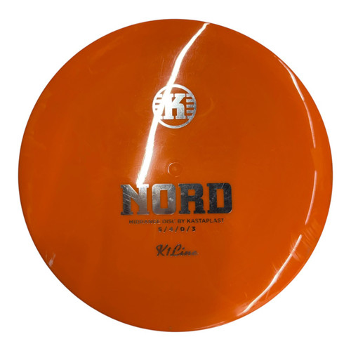Vist Large View of Product Image Which is Used Kastaplast K1 LINE NORD Disc Golf Mid Range Orange 175g