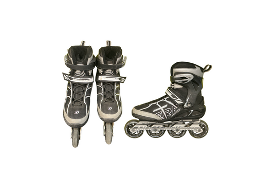 Vist Large View of Product Image Which is Used Rollerblade SIRIO XR Senior Roller Quad Skates Black Senior 9