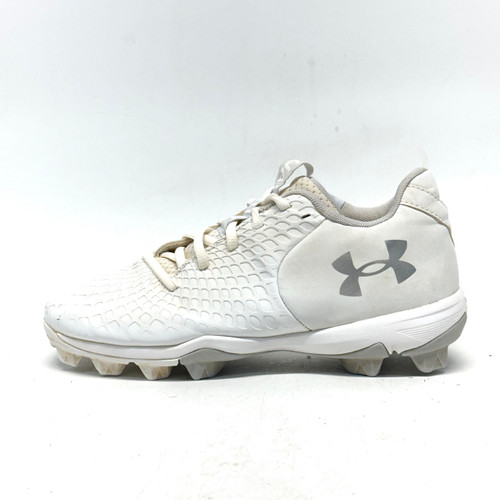 Vist Large View of Product Image Which is Used Under Armour GLYDE 2.0 BB/SB Cleats White Senior 6