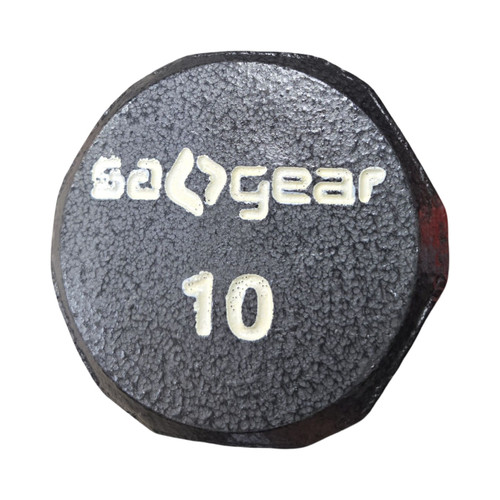 Vist Large View of Product Image Which is Used SA GEAR 10 LB DUMBBELL Hex Dumbbell (Each) 10 lb