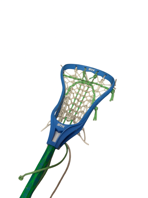 Vist Large View of Product Image Which is Used STX 6000 Womens Complete Lacrosse Stick Green 42.5" w/ Crux Head