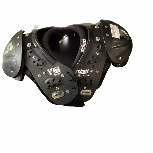 Vist Large View of Product Image Which is Used Schutt FLEX 4.0 FB Shoulder Pads Black SM