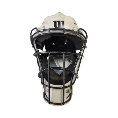 Vist Large View of Product Image Which is Used Wilson EZGEAR YOUTH CATCHER HELMET Catchers Helmet w/Mask None One Size