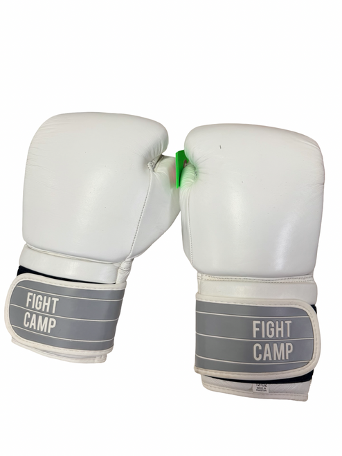 Vist Large View of Product Image Which is Used Fight Camp 12oz Boxing Gloves White