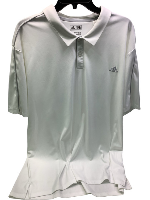 Vist Large View of Product Image Which is Used Adidas WHITE GOLF POLO S.S. Golf Shirt M Navy Blue 2X