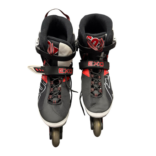 Vist Large View of Product Image Which is Used K2 Exo Tech Senior Rec Fitness Skates Black Senior 12