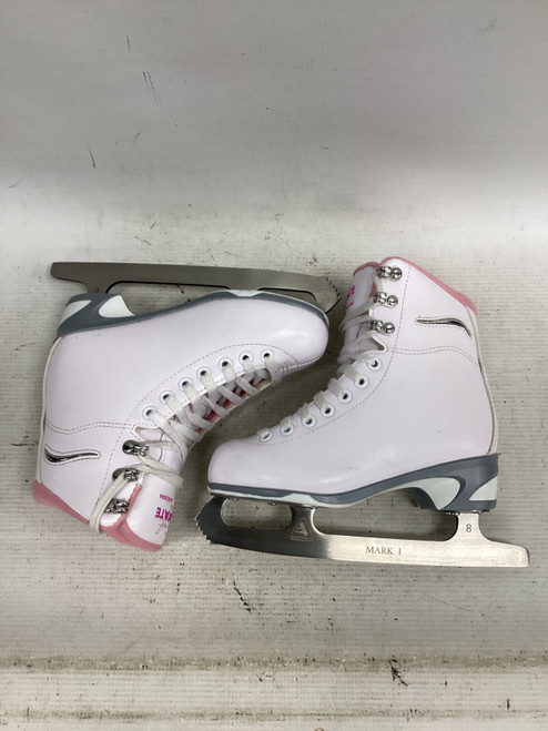 Vist Large View of Product Image Which is Used Jackson SOFT SKATE Girls Figure Skate White Junior 01