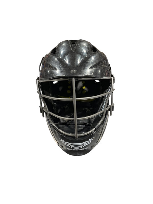 Vist Large View of Product Image Which is Used Cascade CS R Lacrosse Helmet Black S/M