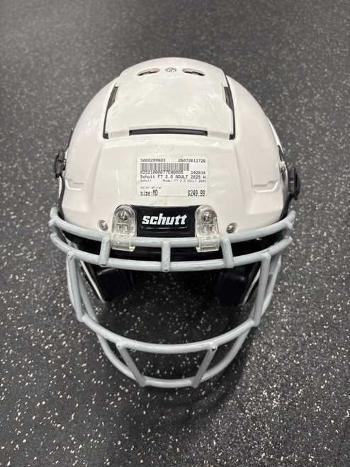 Vist Large View of Product Image Which is Used Schutt F7 2.0 ADULT 2025 FB Helmet White MD