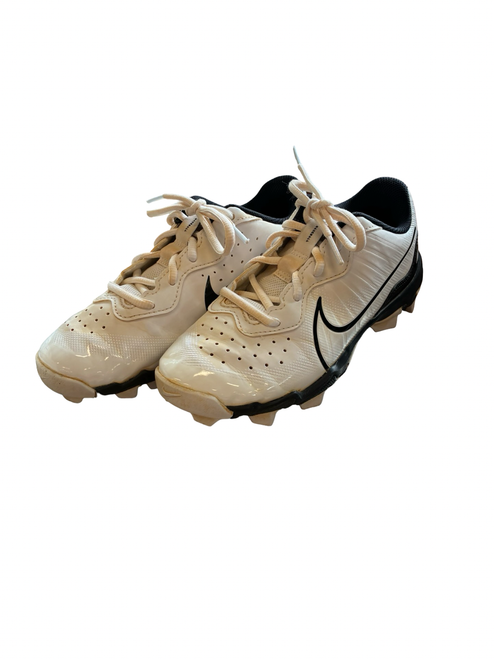 Vist Large View of Product Image Which is Used Nike DIAMOND BB/SB Cleats White Junior 03.5