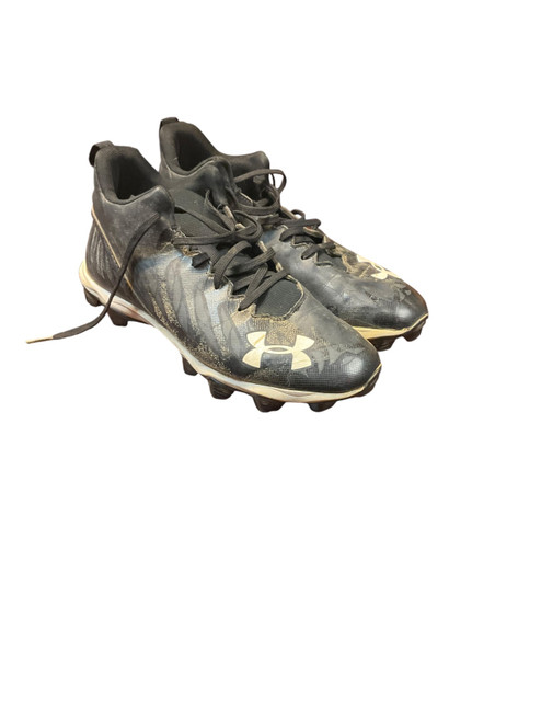 Vist Large View of Product Image Which is Used Under Armour BB/SB Cleats Black Senior 7.5