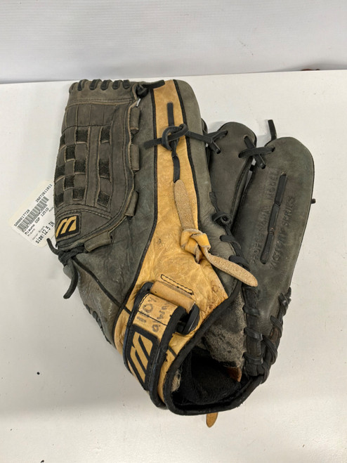 Vist Large View of Product Image Which is Used Mizuno GSP 1251D BB/SB Glove RH Throw Black 12 1/2"