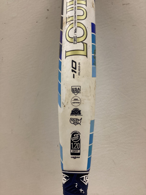 Vist Large View of Product Image Which is Used Louisville Slugger LXT FPLXD10-24 BB/SB Fastpitch Bat 32"