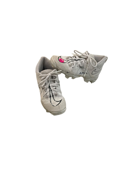 Vist Large View of Product Image Which is Used Nike ALPHA BB/SB Cleats White Junior 03