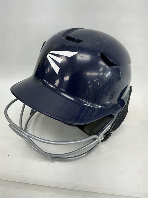 Vist Large View of Product Image Which is Used Easton Z5 Batting Helmet w/Mask Navy Blue One Size