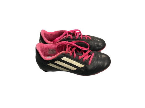 Vist Large View of Product Image Which is Used Adidas Soccer Cleats Black Junior 03.5