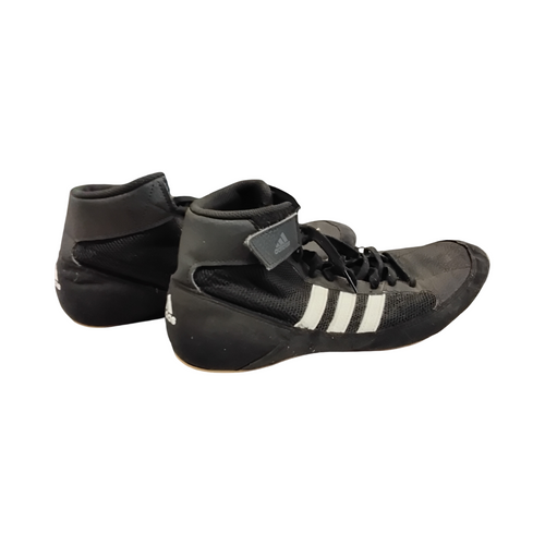 Vist Large View of Product Image Which is Used Adidas Wrestling Shoes Black Senior 9