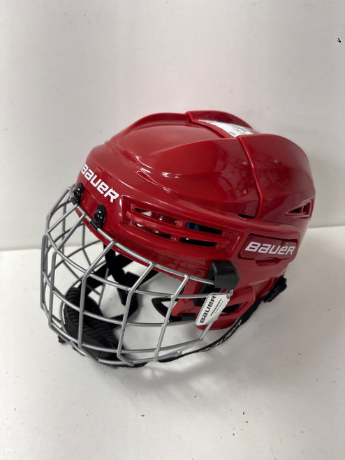 Vist Large View of Product Image Which is Used Bauer PRODIGY Helmet Cage Combo Red XS