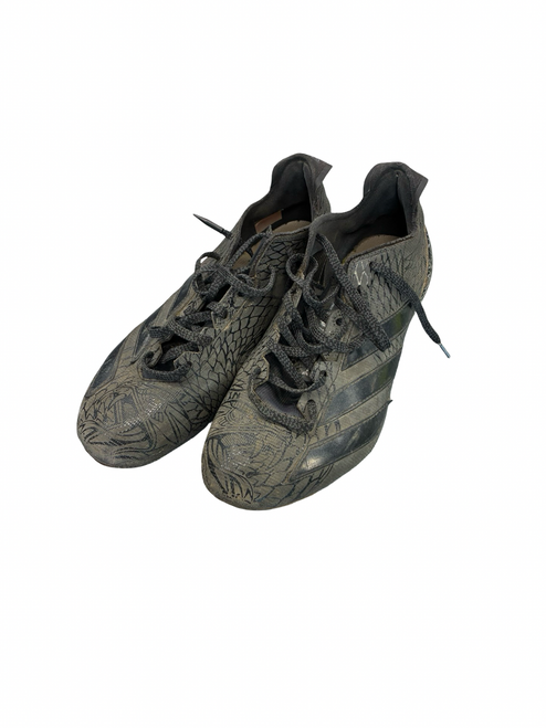 Vist Large View of Product Image Which is Used Adidas Soccer Cleats Black Senior 8.5