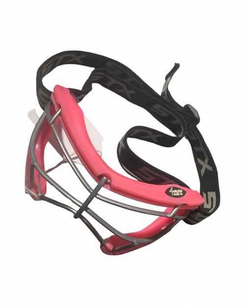 Vist Large View of Product Image Which is Used STX GOGGLES Lacrosse Facial Protect Pink Senior