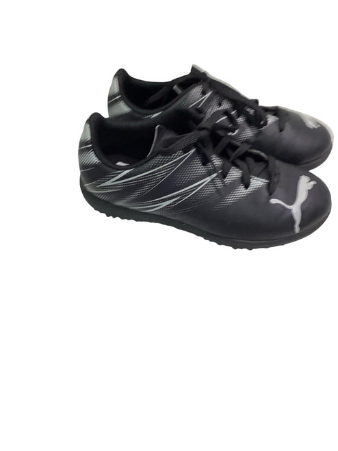 Vist Large View of Product Image Which is Used Puma Soccer Turf Shoes Black Junior 01