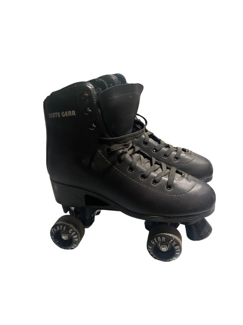 Vist Large View of Product Image Which is Used SKATE GEAR Senior Roller Quad Skates Black Senior 9
