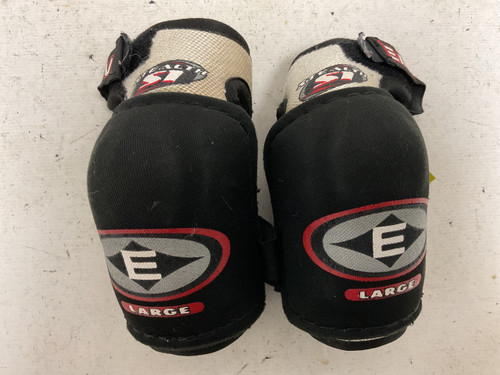Vist Large View of Product Image Which is Used Easton STEALTH S1 Youth Elbow Pads Black And Red LG
