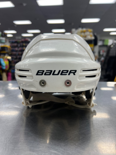 Vist Large View of Product Image Which is Used Bauer 2100 Hockey Helmet Only White MD