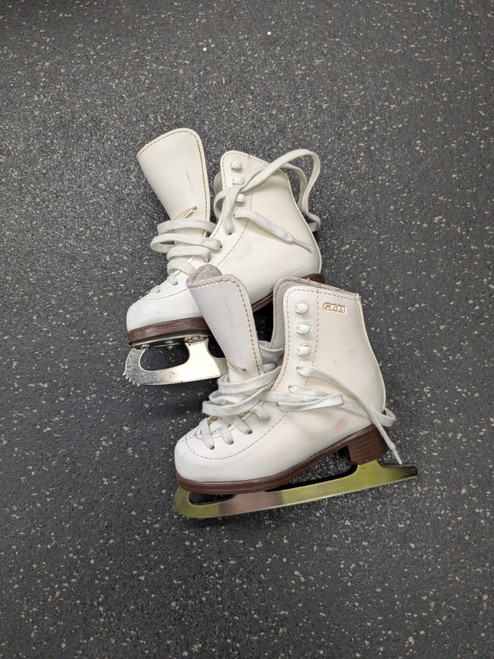 Vist Large View of Product Image Which is Used Jackson GAM Girls Figure Skate White Youth 09.0