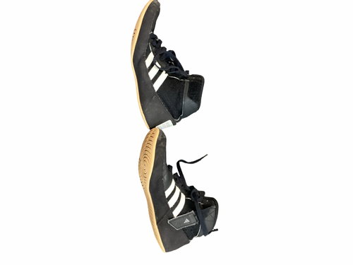 Vist Large View of Product Image Which is Used Adidas Wrestling Shoes Black Youth 06.0