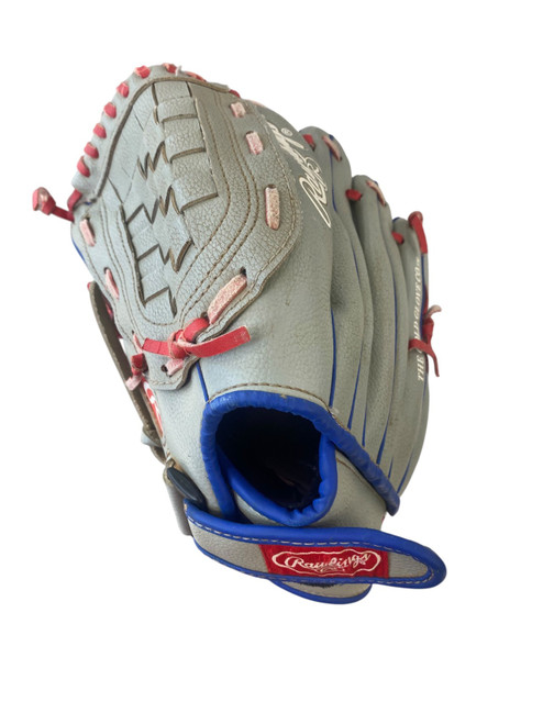 Vist Large View of Product Image Which is Used Rawlings PLAYERS SERIES BB/SB Glove LH Throw Grey 11 1/2"