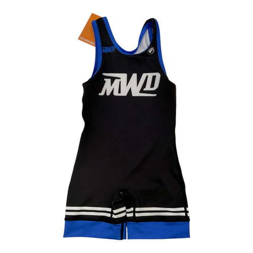 Vist Large View of Product Image Which is Used NFA Wrestling Singlet Black SM