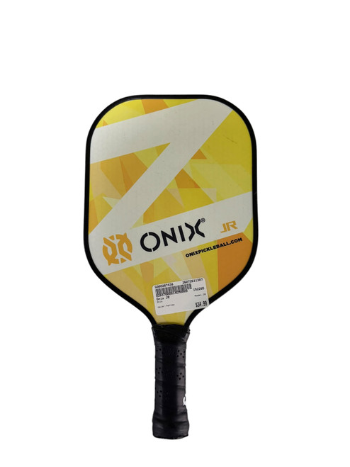 Vist Large View of Product Image Which is Used Onix JR Pickleball Racquet Yellow