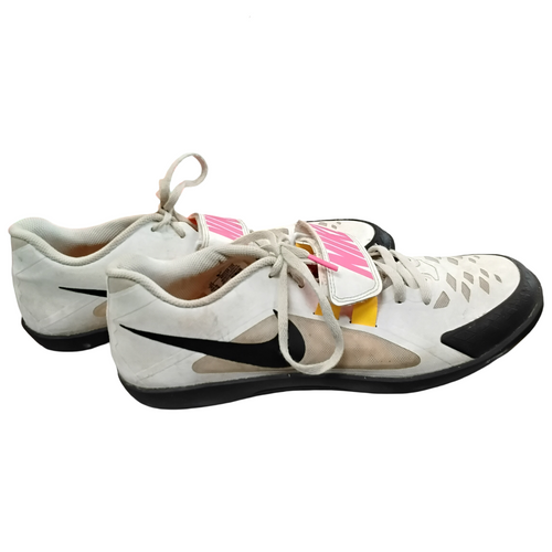 Vist Large View of Product Image Which is Used Nike Track & Field Cleats Adult White Senior 10