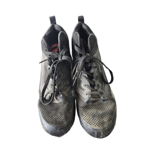 Vist Large View of Product Image Which is Used Rawlings MACH MAX BASEBALL CLEATS SZ 9 BB/SB Cleats Black Senior 9