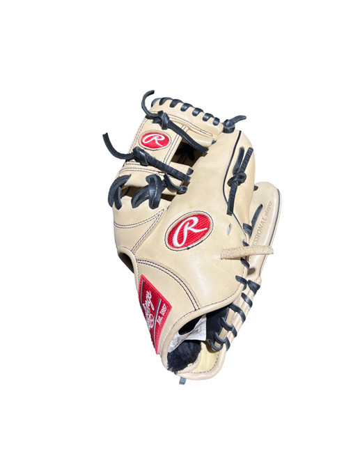 Vist Large View of Product Image Which is Used Rawlings GG ELITE BB/SB Glove RH Throw Tan 11 1/4"