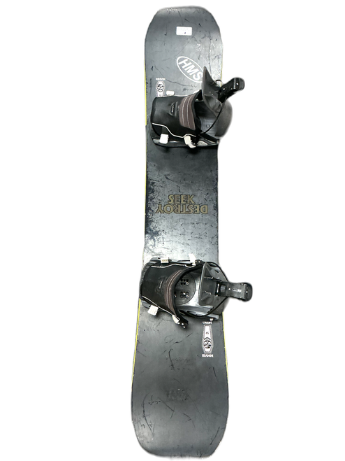 Vist Large View of Product Image Which is Used DESTROY SNOWBOARD/COMBO Mens Board/Bindings Black 159 cm