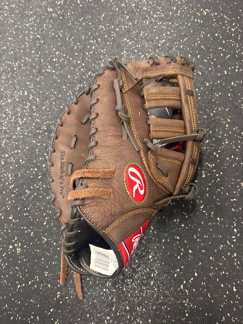 Vist Large View of Product Image Which is Used Rawlings PFBDCT BB/SB First Base RH Throw Brown 12 1/2"