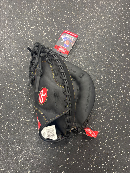 Vist Large View of Product Image Which is Used Rawlings RCM325B BB/SB Catchers LH Throw Black 32 1/2"