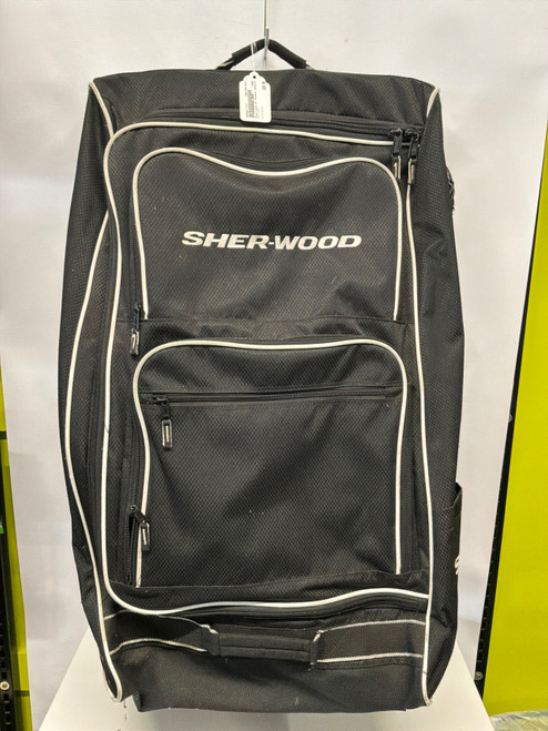 Vist Large View of Product Image Which is Used Sher-wood Sr Hockey Wheeled Black