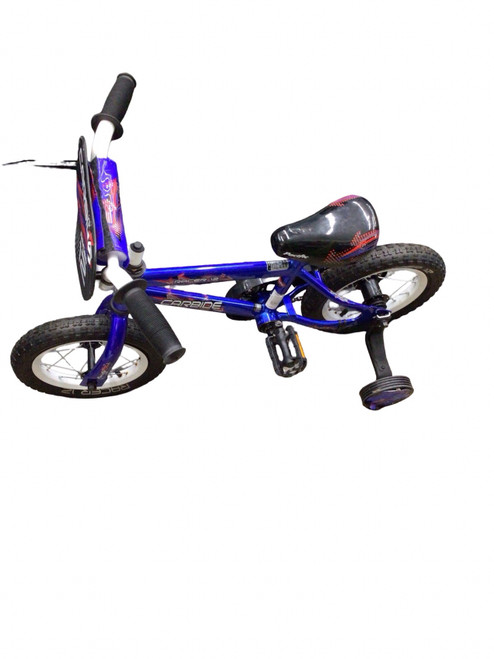 Vist Large View of Product Image Which is Used Pacific RACER 12 CARBIDE Training Wheel Bike Boys Royal Blue 12"