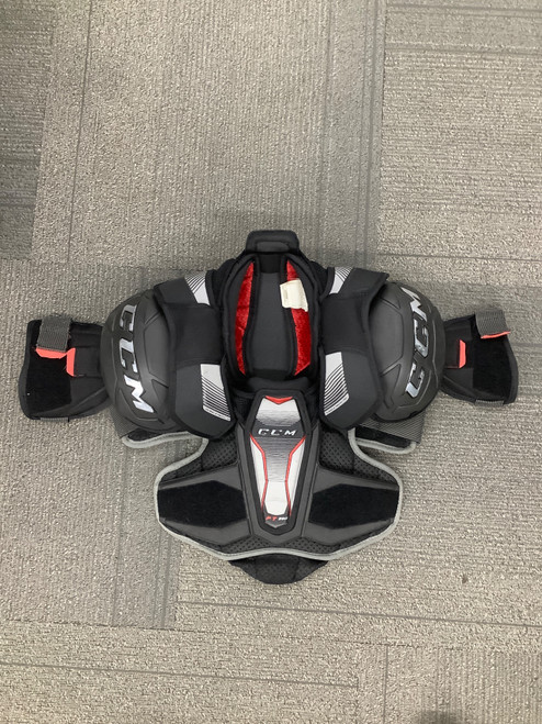 Vist Large View of Product Image Which is Used CCM FT 390 Junior Shoulder Pads LG