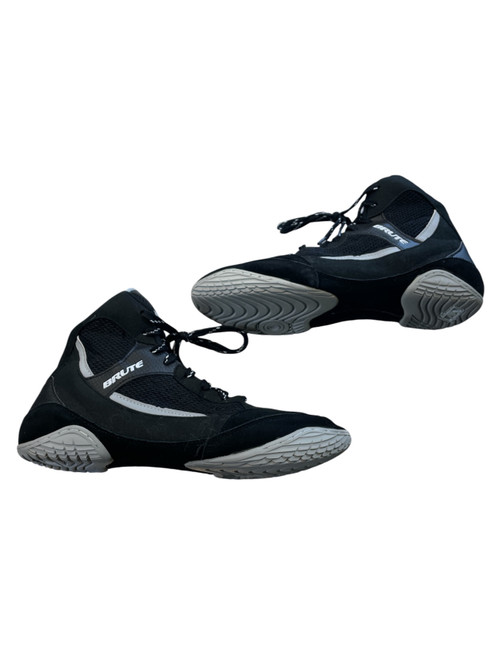 Vist Large View of Product Image Which is Used Brute Wrestling Shoes Black Senior 11