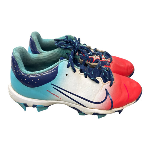 Vist Large View of Product Image Which is Used Nike FZ8655-601 BB/SB Cleats White/Royal/Red Junior 05