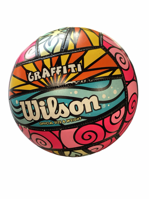 Vist Large View of Product Image Which is Used Wilson GRAFFITI Indoor VB Pink