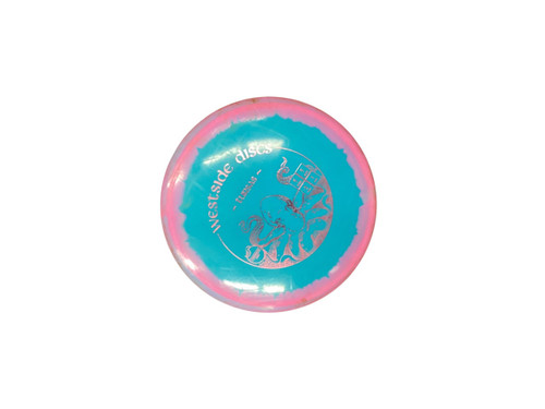 Vist Large View of Product Image Which is Used Westside TURSAS Disc Golf Mid Range Royal Blue