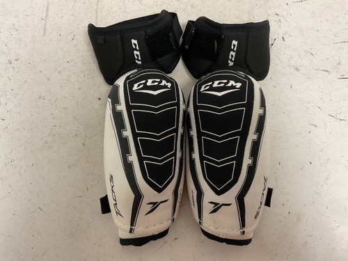 Vist Large View of Product Image Which is Used CCM TACKS 1052 Senior Elbow Pads White/Black/Yellow LG